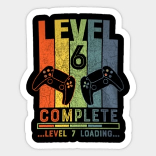 Level 6 Complete 6 Years Wedding Sticker